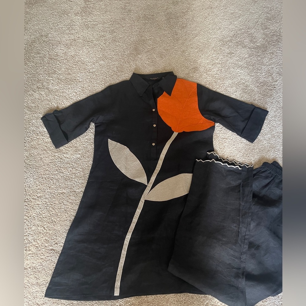 Designer Linen outfit